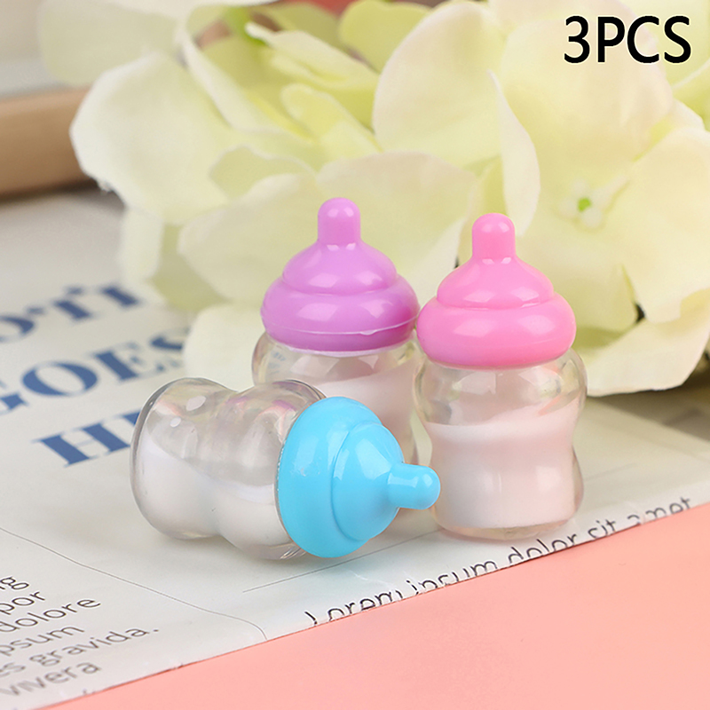 Resin Art Baby - Dollhouse Baby Bottle Acessórios, Play House