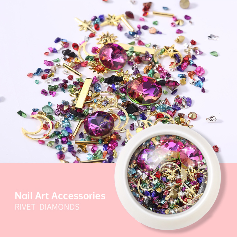 Resin Art Case - Resina Pedras Jóias Metal Rivet Diamante