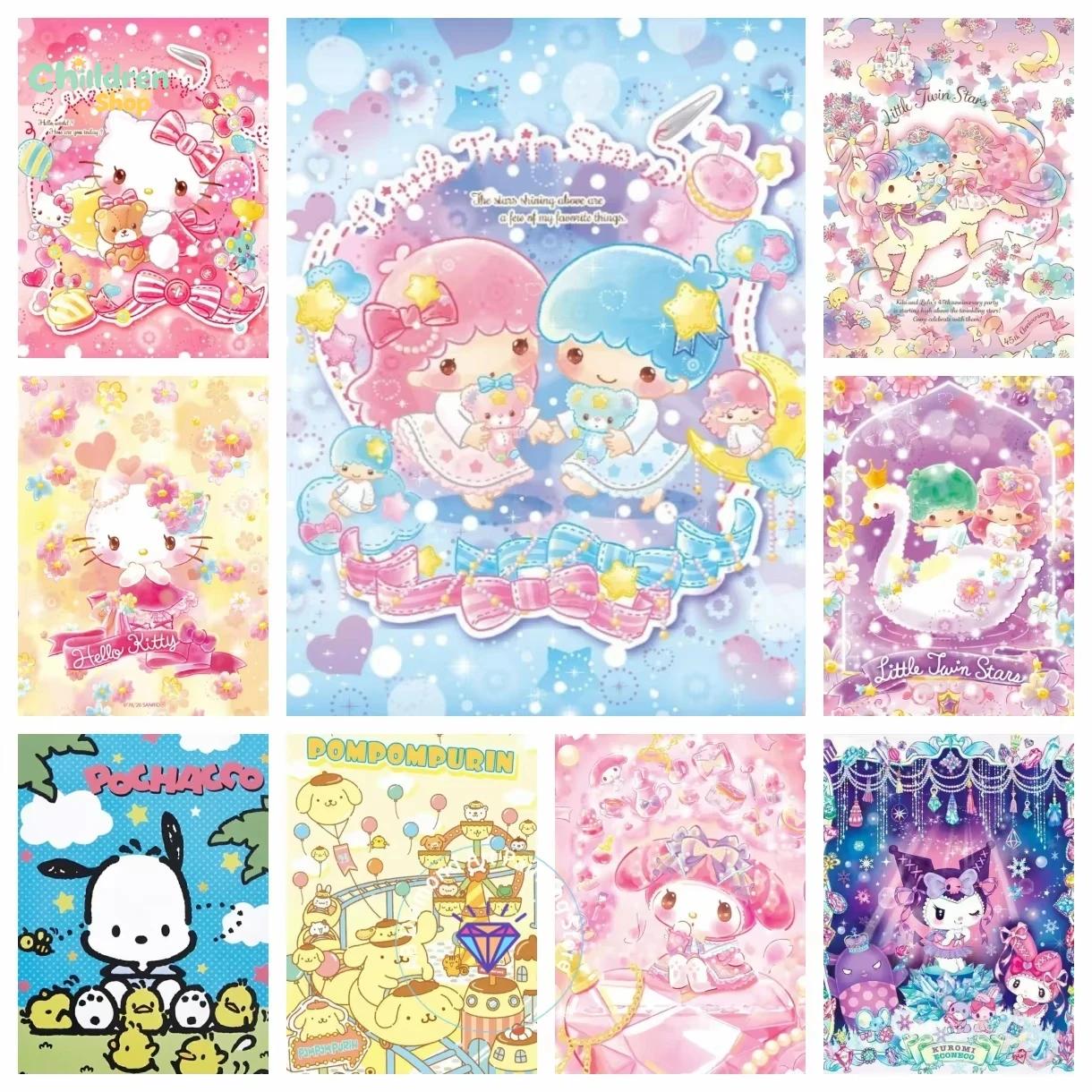 Resin Art Work - Kit de pintura com diamantes 5D,
