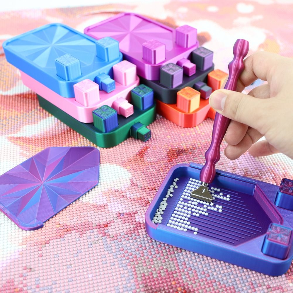 Bandeja de pintura diamante ar - Resin Art Case avaliação e preço