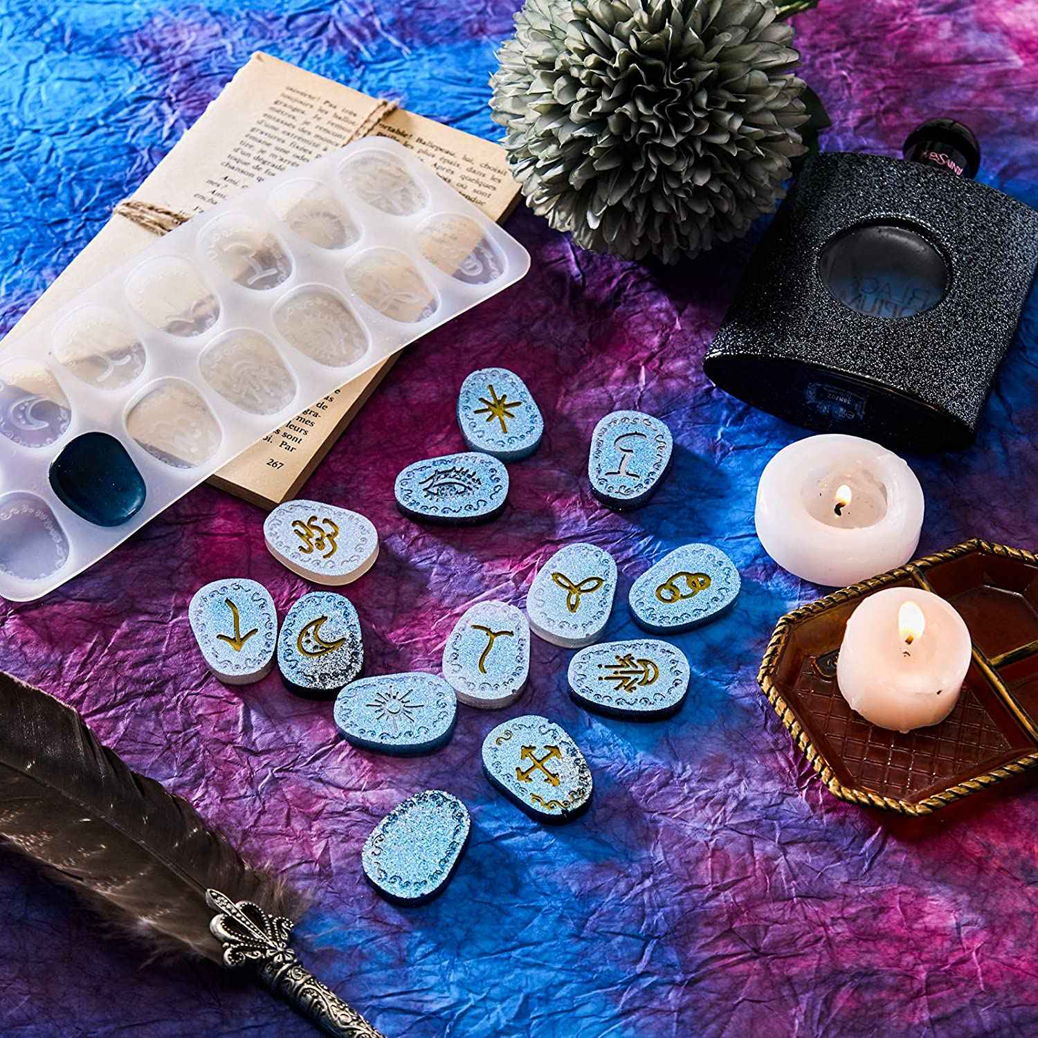 Molde de Silicone ABWZ-Witch R - Resin Art Alphabet avaliação e preço