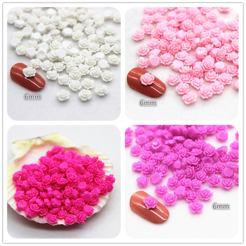 Mini Resina Rose Flor Flatback - Resin Art Rose avaliação e preço