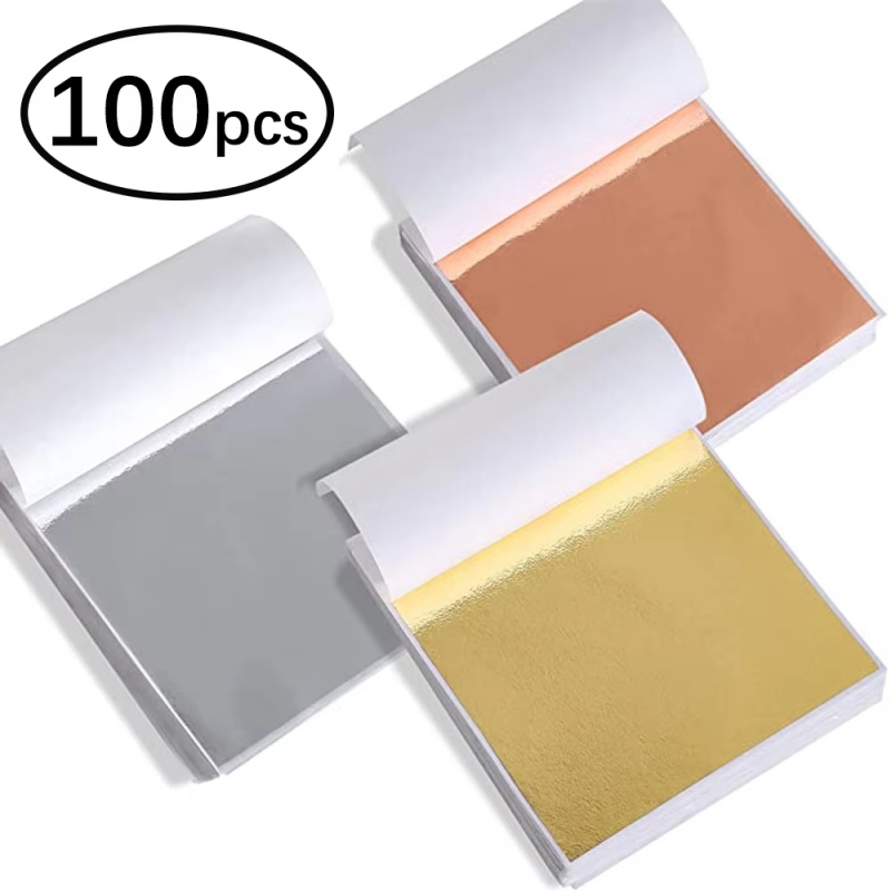 100 Folhas de Imitação de Ouro - Resin Art Wedding Gift avaliação e preço